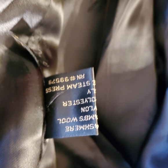 PRONTOMODA MEN'S SINGLE BREASTED FULL LENGTH TOP COAT CASHMERE LAMB WOOL SIZE 48 - Picture 16 of 16